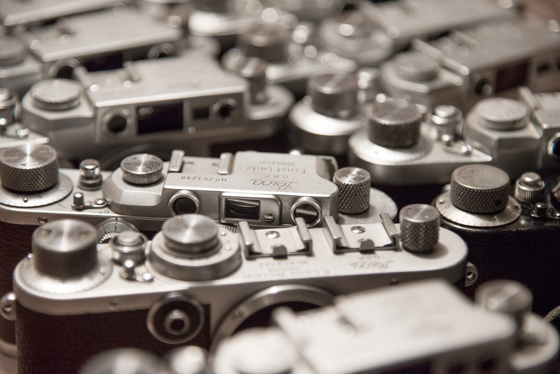 vintage Leica cameras